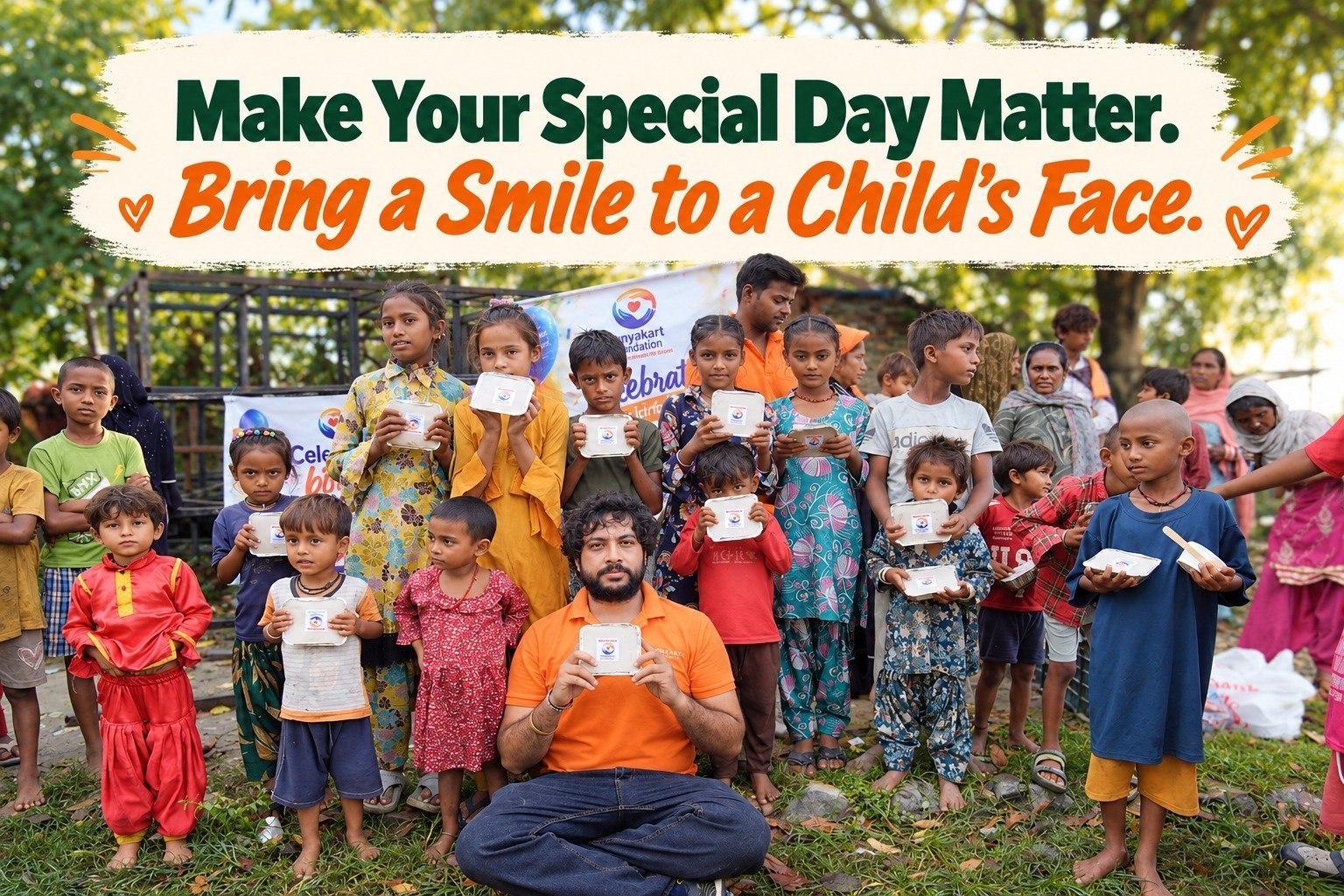 Celebrate Your Special Day by Sharing Happiness