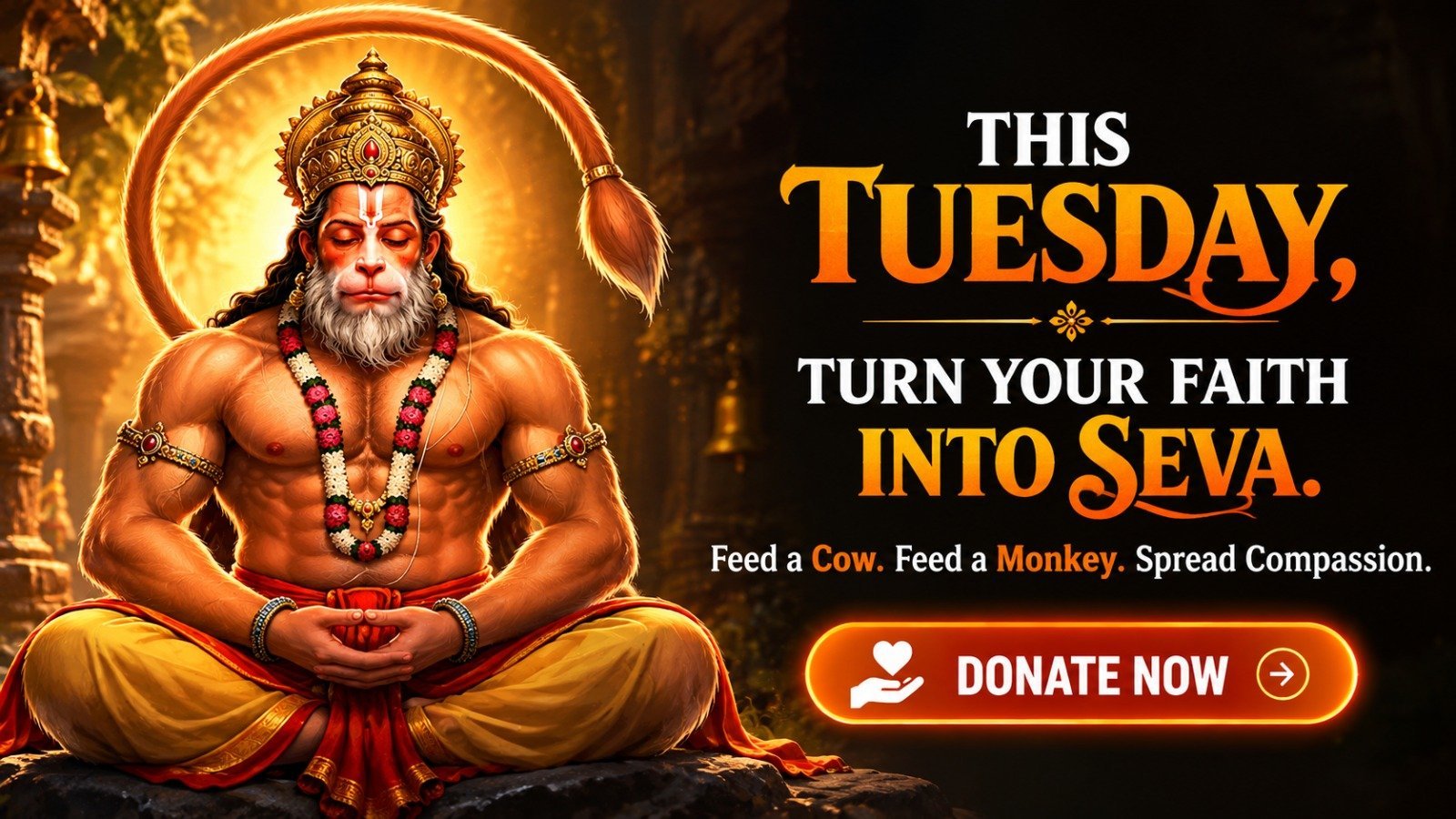 This Tuesday, Turn Your Faith Into Seva