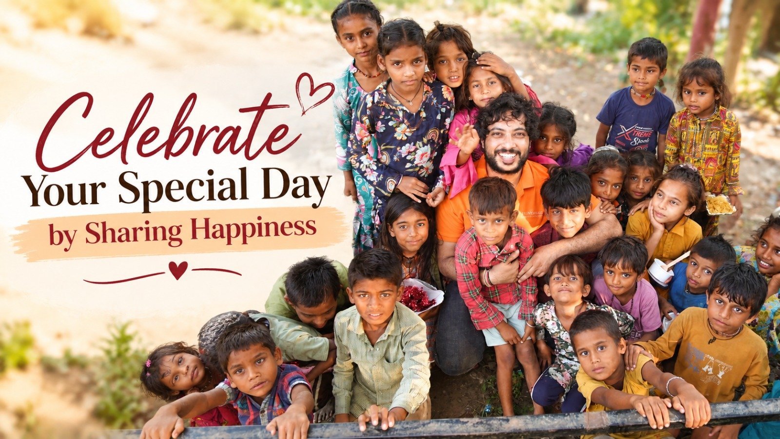 Celebrate Your Special Day by Sharing Happiness