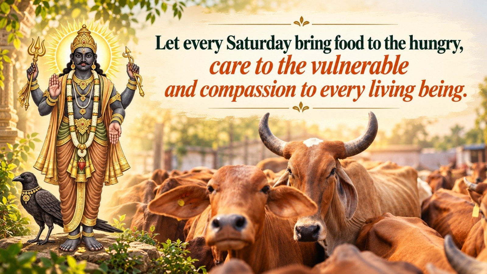 Make Your Saturday Meaningful Feed & Care for Voiceless Souls