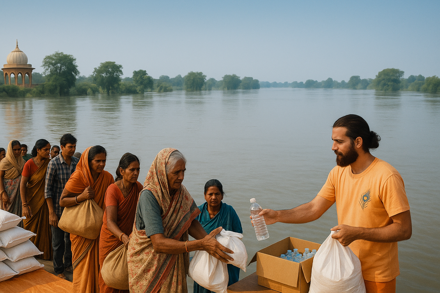 Vrindavan Flood Relief Initiative