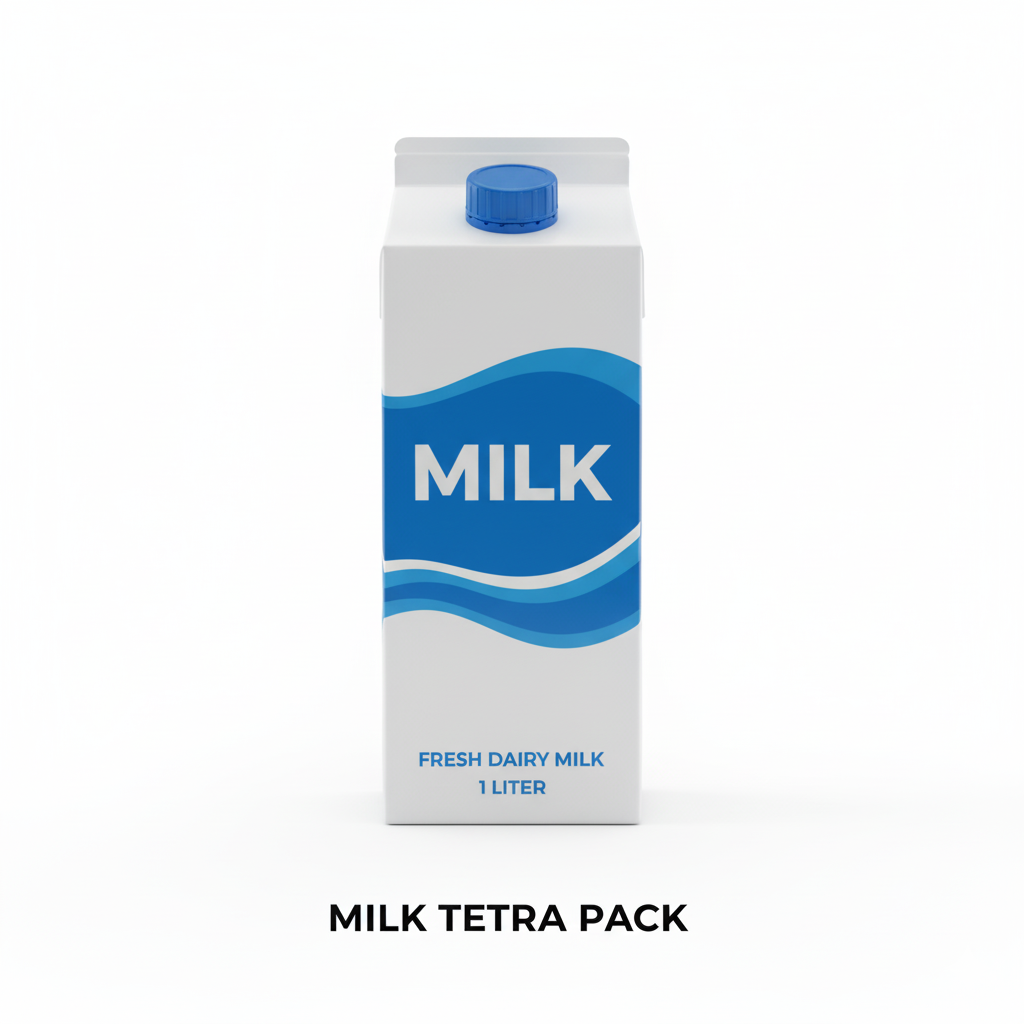 Milk Tetra Pack 1L (Pack of 3)