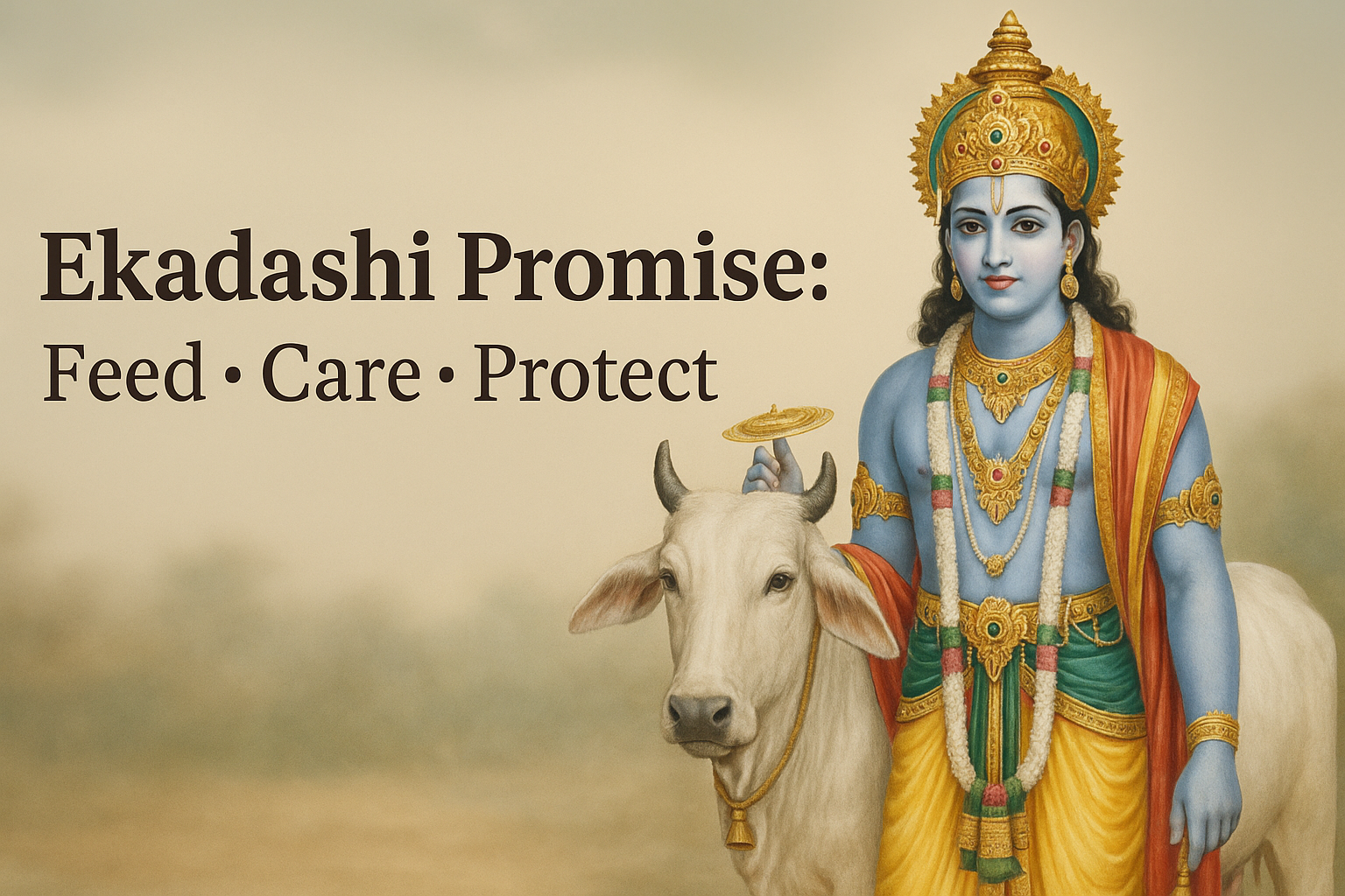 Ekadashi Promise: Feed • Care • Protect