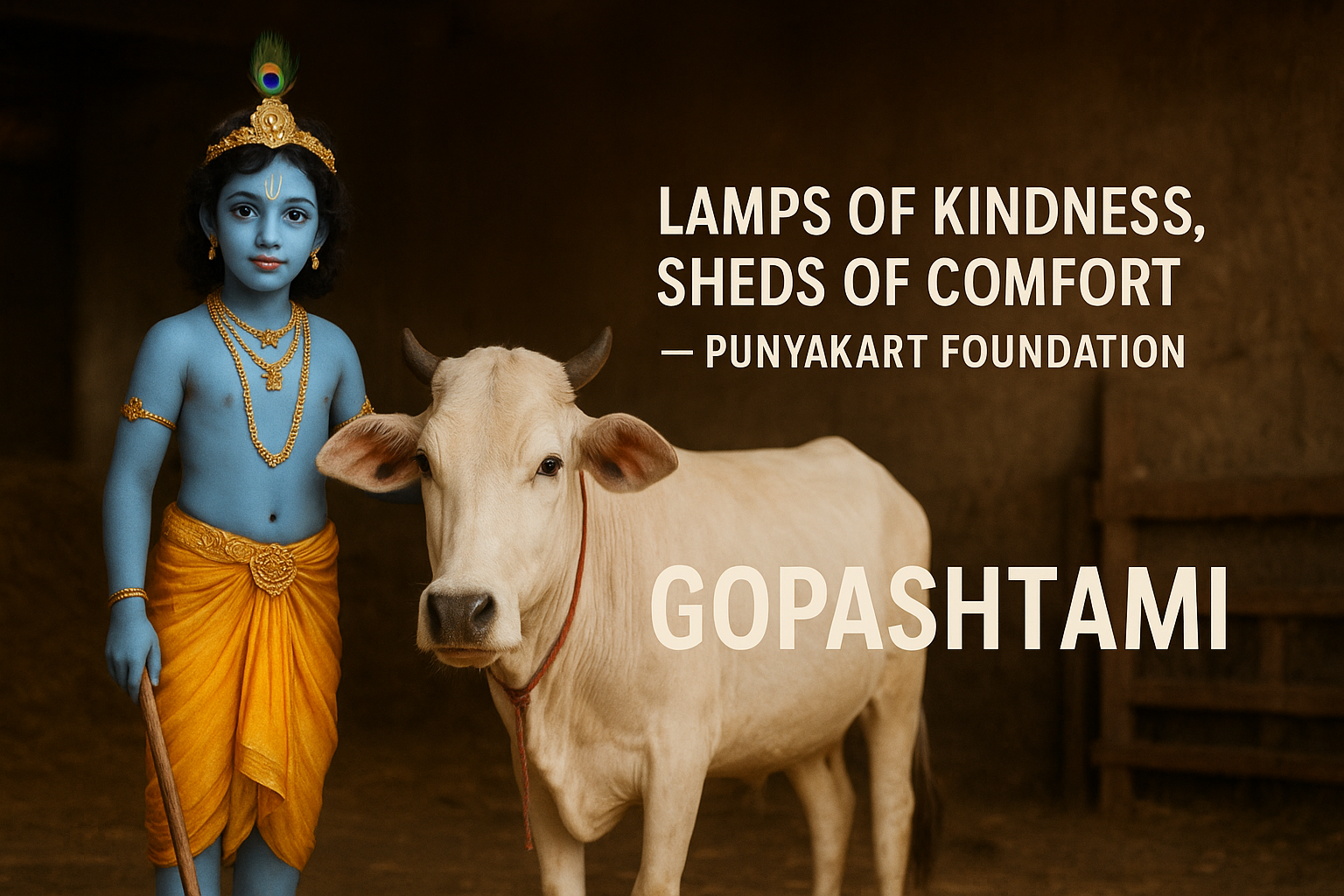 Lamps of Kindness, Sheds of Comfort  — Punyakart Foundation
