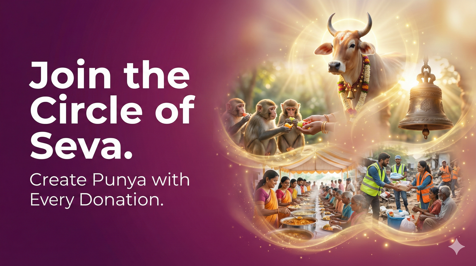 Donate food, medicines and essentials