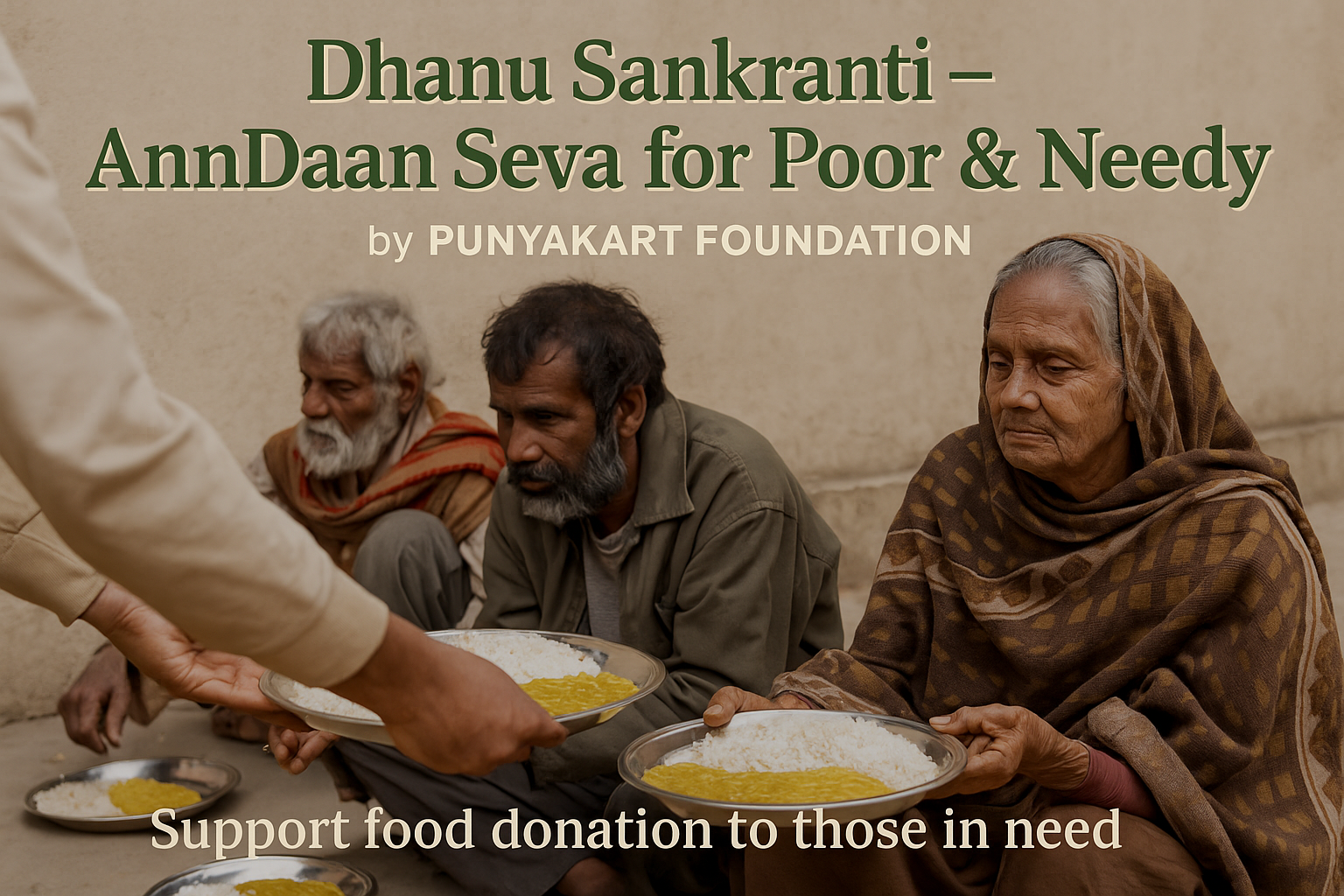 Dhanu Sankranti – AnnDaan Seva for Poor & Needy