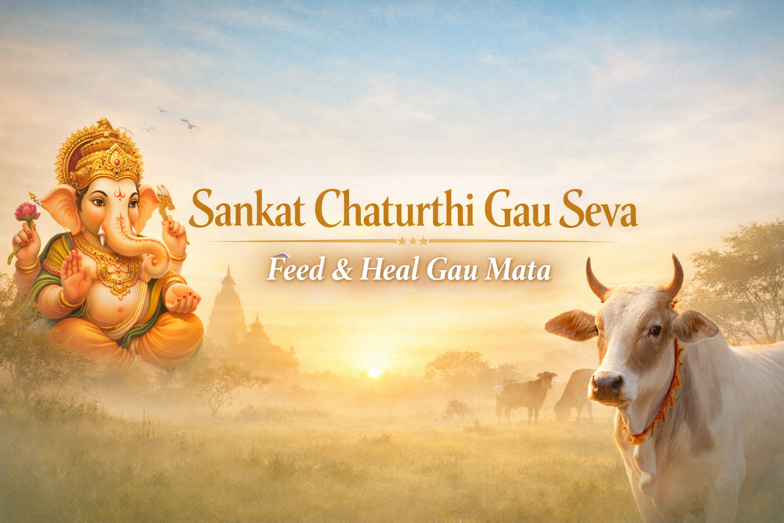 Sankat Chaturthi Gau Seva: Feed & Heal Gau Mata