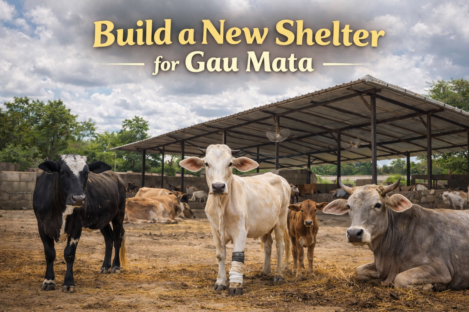Build a New Shelter for Gau Mata