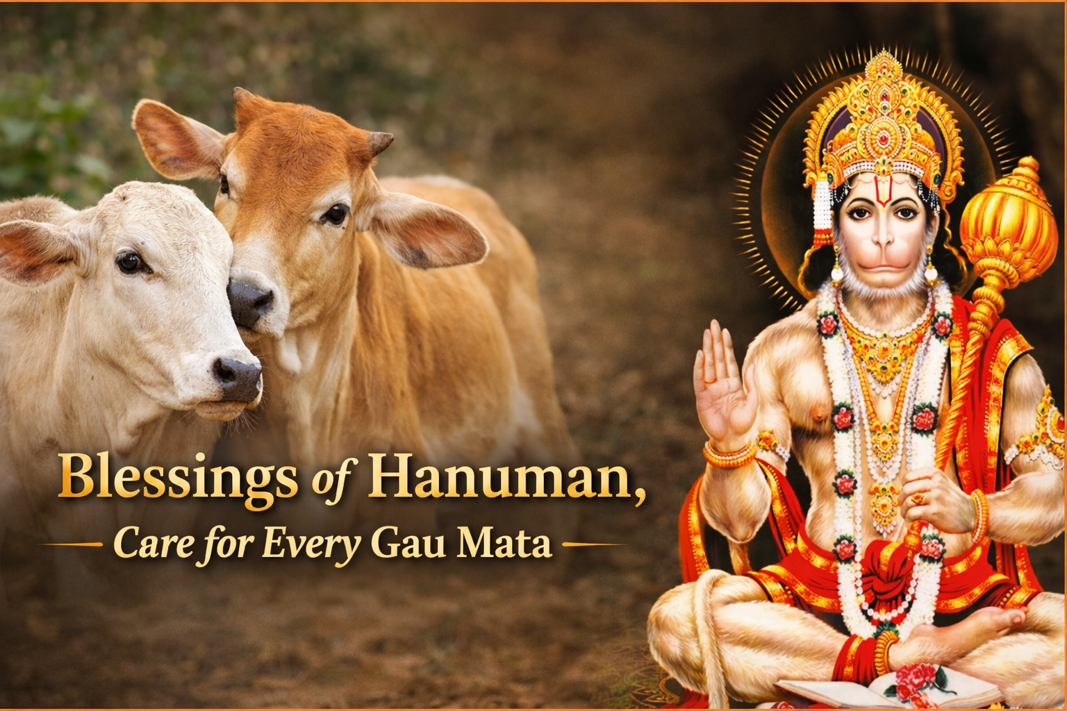 Hanuman Jayanti Blessings of Hanuman, Care for Every Gau Mata