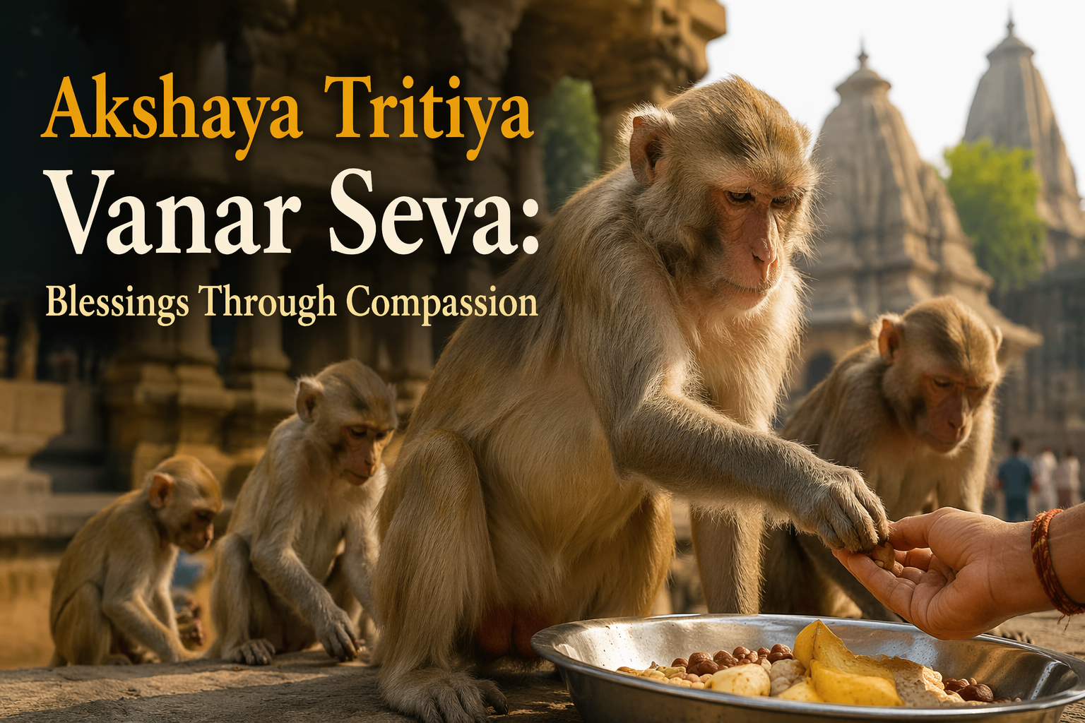 Akshaya Tritiya Vanar Seva: Blessings Through Compassion