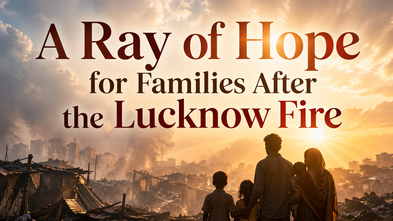A Ray of Hope for Families After the Lucknow Fire