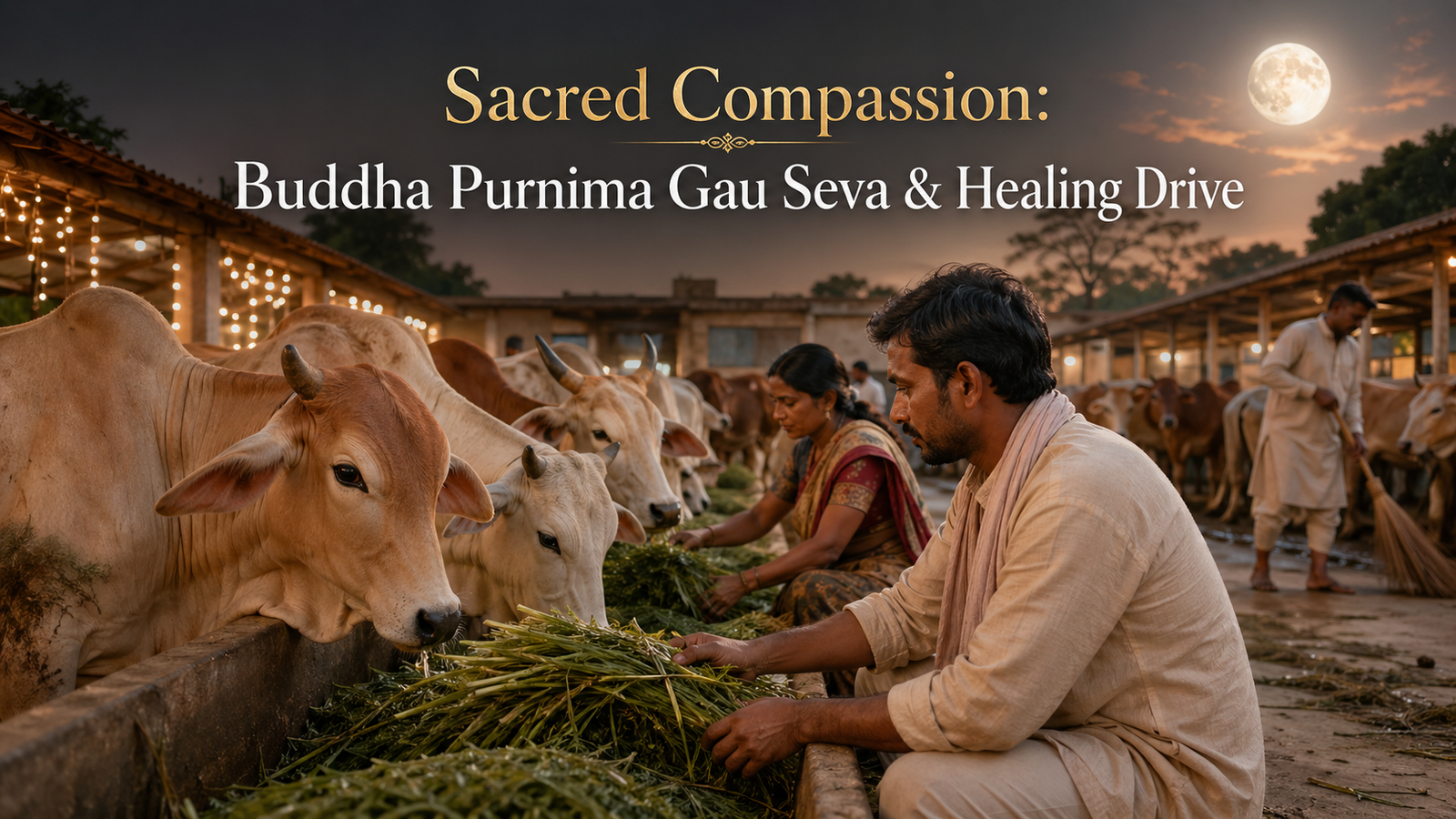 Buddha Purnima Gau Seva & Healing Drive