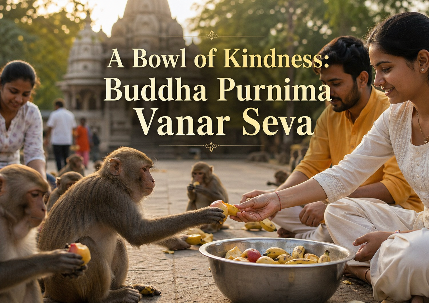 A Bowl of Kindness: Buddha Purnima Vanar Seva