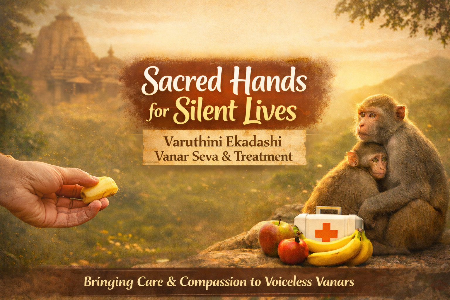 Varuthini Ekadashi Seva for Helpless Vanars