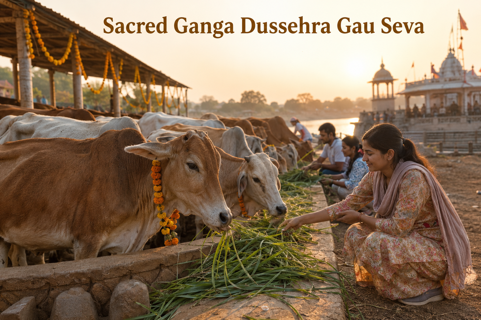 Sacred Ganga Dussehra Gau Seva