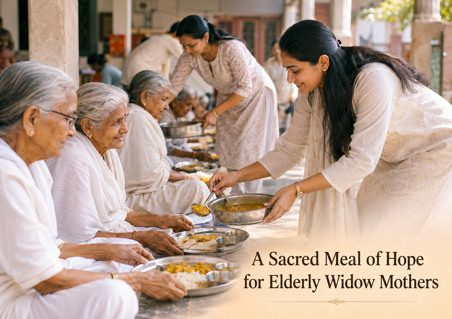 A Sacred Meal of Hope for Elderly Widow Mothers