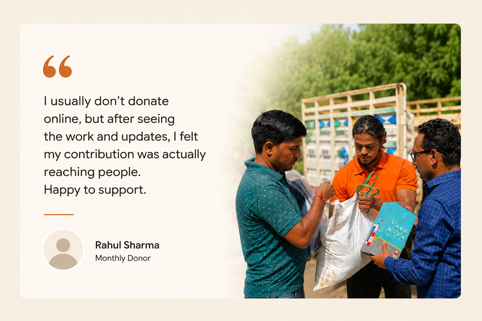 Donor Testimonial